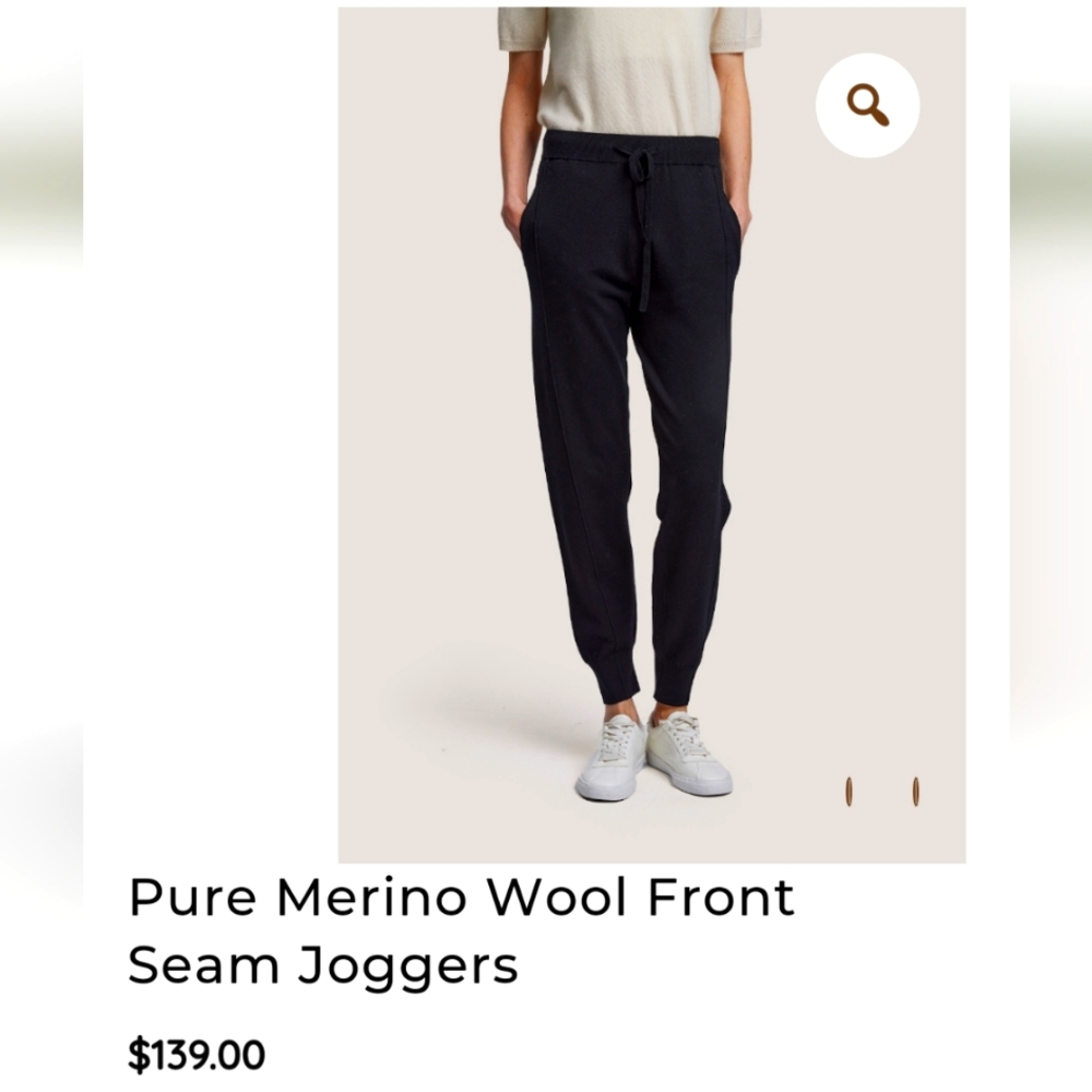 NWT 100% Wool joggers